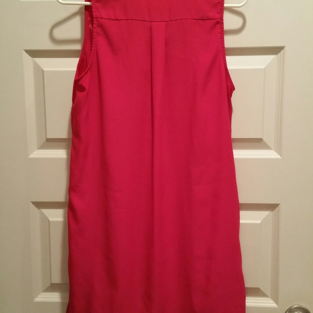 Sugar Lips pink tie collar dress - Picture 2 of 4